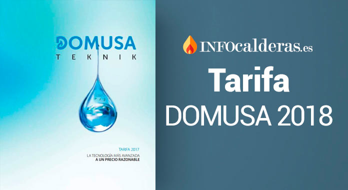 tarifa domusa 2018